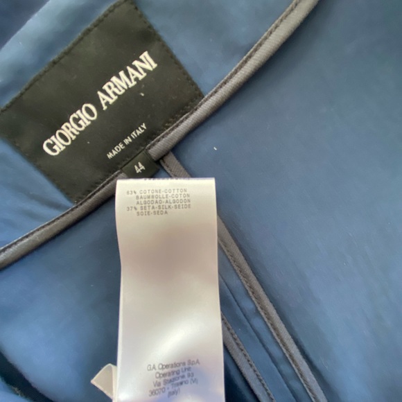 NWT 3690$ Giorgio Armani Made Italy Trench Coat Size Eu 44US 10-14 Cotton/silk - Picture 4 of 16